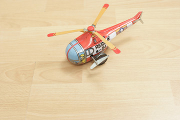 Helicopter, tin toy