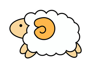 ヒツジ(白)