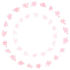 桜のフレーム　リース