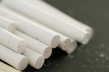 White chalk, close-up