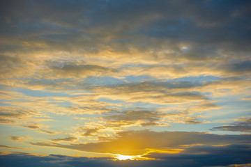 sunset sky background