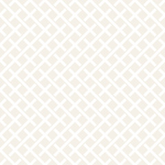 Weave Seamless Pattern. Stylish Repeating Texture. Black and White Geometric Vector Illustration.