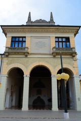 Fototapeta na wymiar Loggia dei Mercanti, Palmanova, Italy