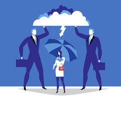 My supervisor concept vector illustration in flat style