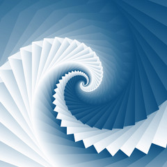 Vortex spiral ocean wave square geometry texture background