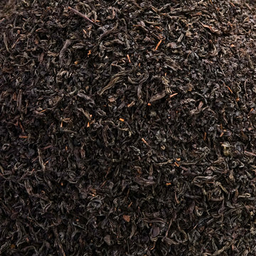 dry black tea background