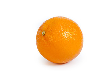 fresh orange isolated on white background
