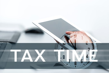 Concept of ending time for tax settlements.