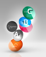Circle banner template