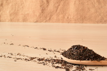 dry black tea
