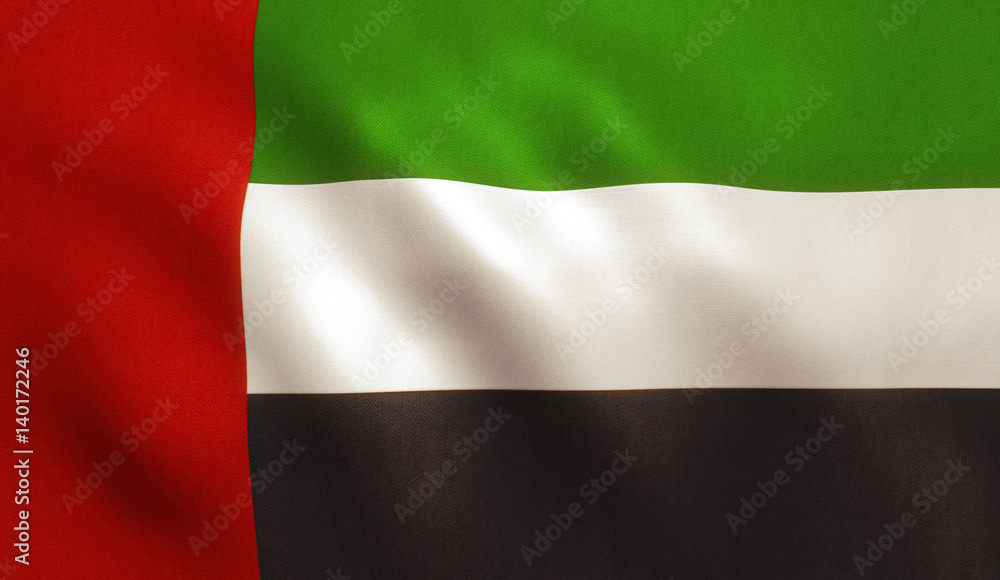 Wall mural United Arab Emirates Flag