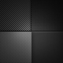 Abstract red carbon fiber textured material design