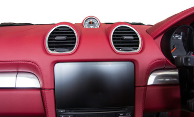 Luxury car Interiort dashboard
