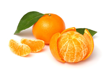mandarin isolated on white background