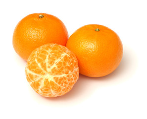 mandarin isolated on white background