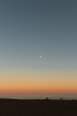 Moon on the beach