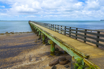 Fototapeta premium Cornwallis Wharf Auckland New Zealand