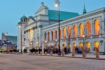 Fototapeta premium Krakowskie Przedmieście, Warszawa