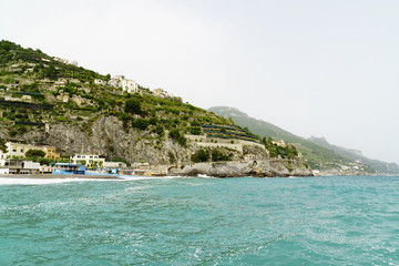 Fototapeta premium Südlicher Küstenabschnitt bei Minori