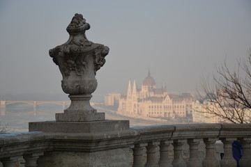 Fototapeta na wymiar Donau in Budapest
