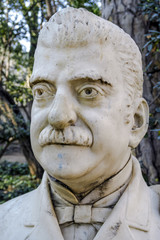 Statue at Evarist Arnus in Badalona