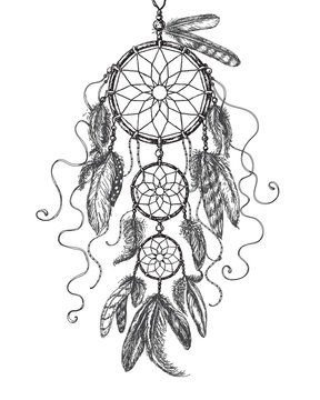 Dream Catcher Sketch