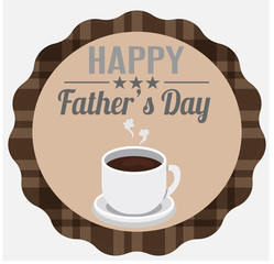 день отца - семейный праздник, наклейка