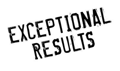 Exceptional Results rubber stamp. Grunge design with dust scratches. Effects can be easily removed for a clean, crisp look. Color is easily changed.