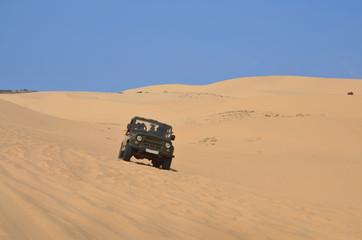 jeep car on desert 