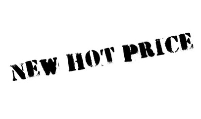 New Hot Price rubber stamp. Grunge design with dust scratches. Effects can be easily removed for a clean, crisp look. Color is easily changed.