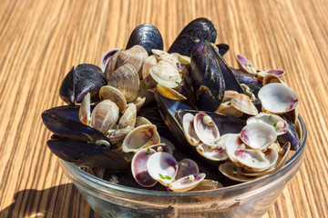 Mussels and clams hoods