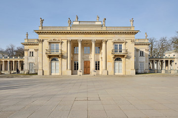 Fototapeta na wymiar Pałac Na Wyspie, Łazienki Królewskie w Warszawie