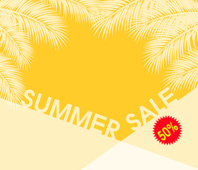 Summer sale design template Fresh discounts