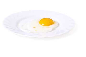 Fried egg in the pan