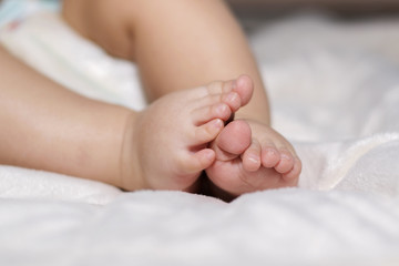 Fototapeta na wymiar baby's foot