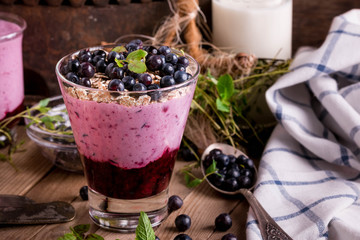 Blueberry Smoothie. Antioxidant Rich Blueberry Smoothie. 