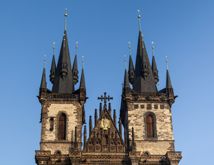 Fototapeta premium Church of Our Lady before Tyn in Prague