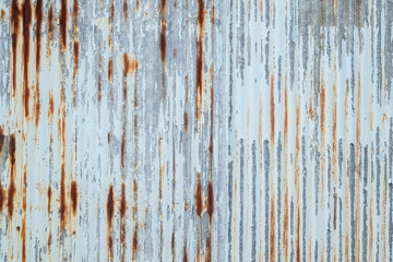 Old metal sheet roof texture. Pattern of old metal sheet. Metal sheet texture. Rusty metal sheet texture.