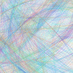 Business square abstract background with mess of chaotic color lines