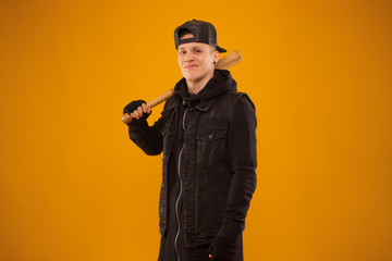 man with bat