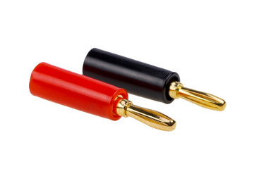 Adapter cable audio speaker banana plug connector