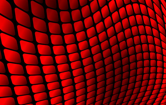 Abstract Background Red Square Mosaic 3D 