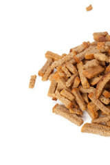 crumbs of bread croutons