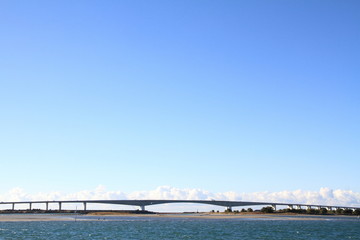 Obraz premium Hamana bridge and Hamanako lake in Hamamatsu, Shizuoka, Japan