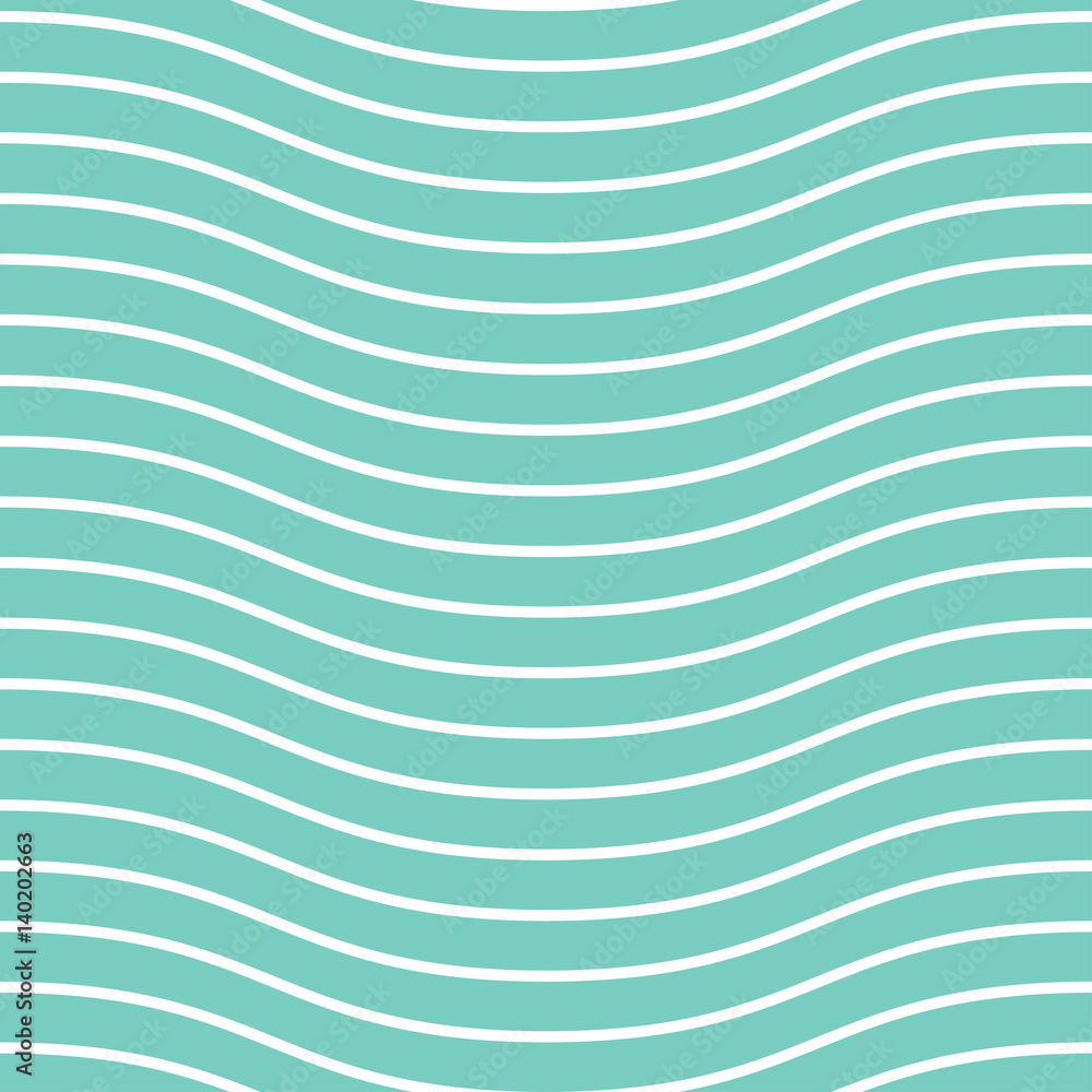 Aufkleber seamless pattern with waves. vector illustration eps10