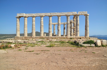 temple of Poseidon at Cape Sounion Greece