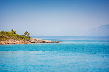 Fototapeta premium Aegean sea islands near Marmaris. Turkey