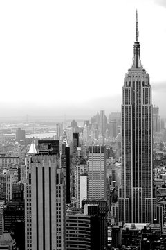 Black New York skyline © jankost