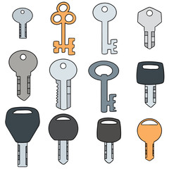 vector set of key