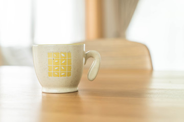 coffee cup on table